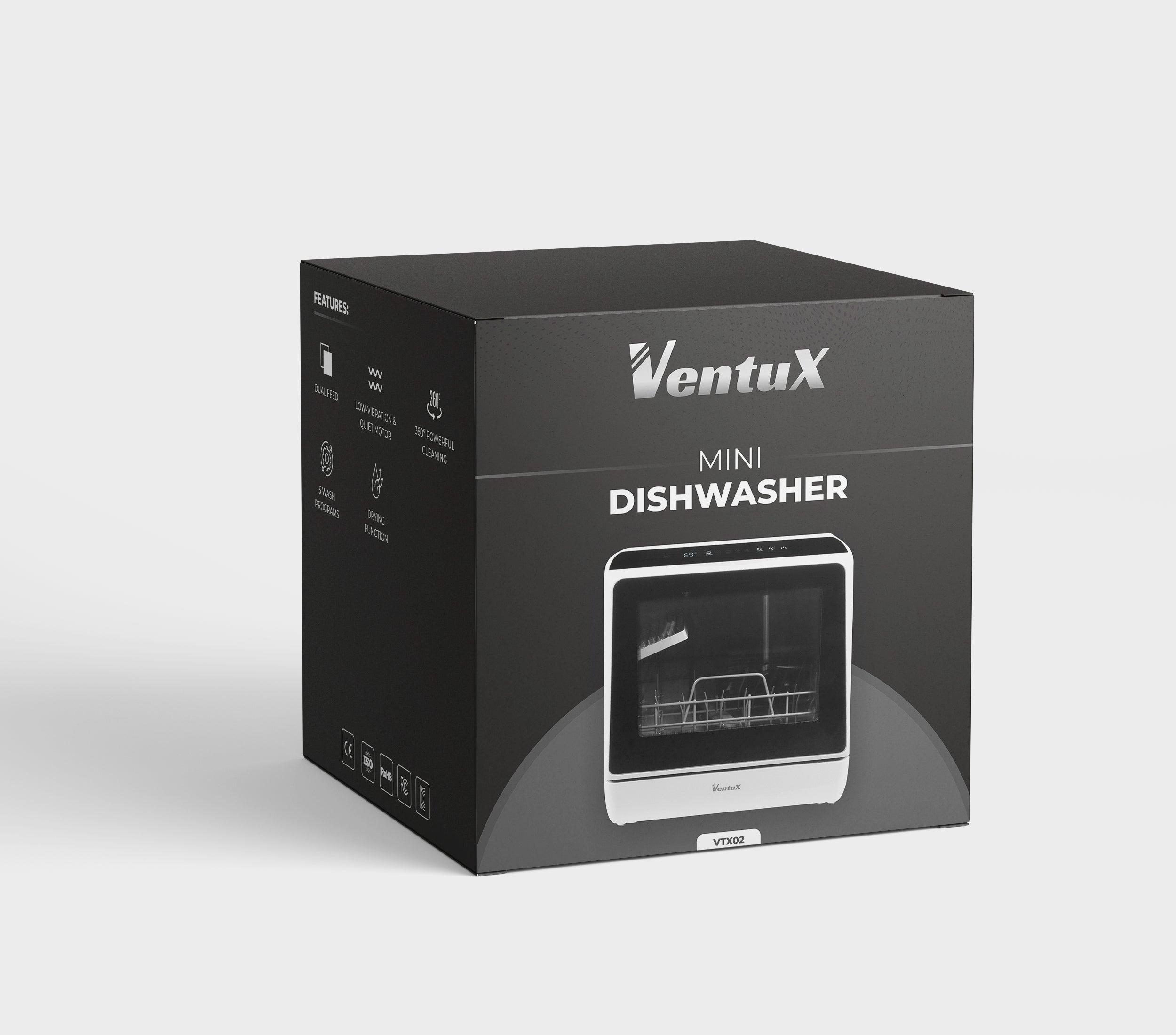 Ventux Mini Vaatwasser - VTX02 - White