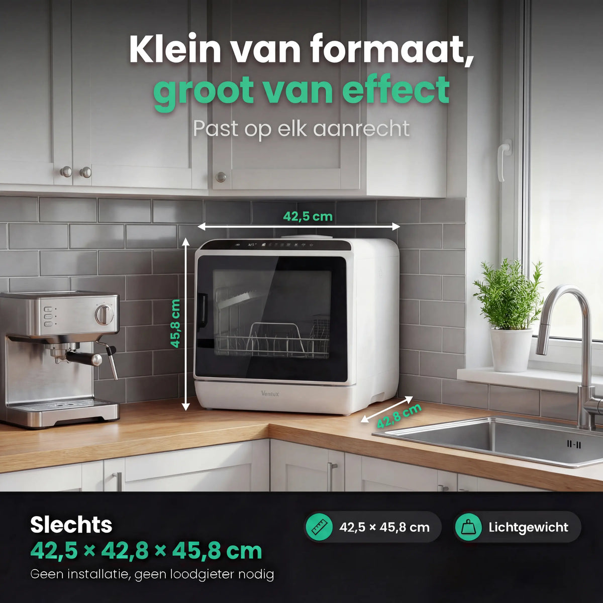 Ventux Mini Afwasmachine - VTX02