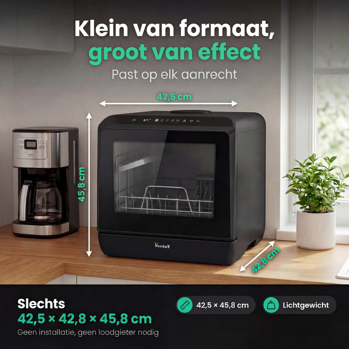 Ventux Mini Afwasmachine - VTX02