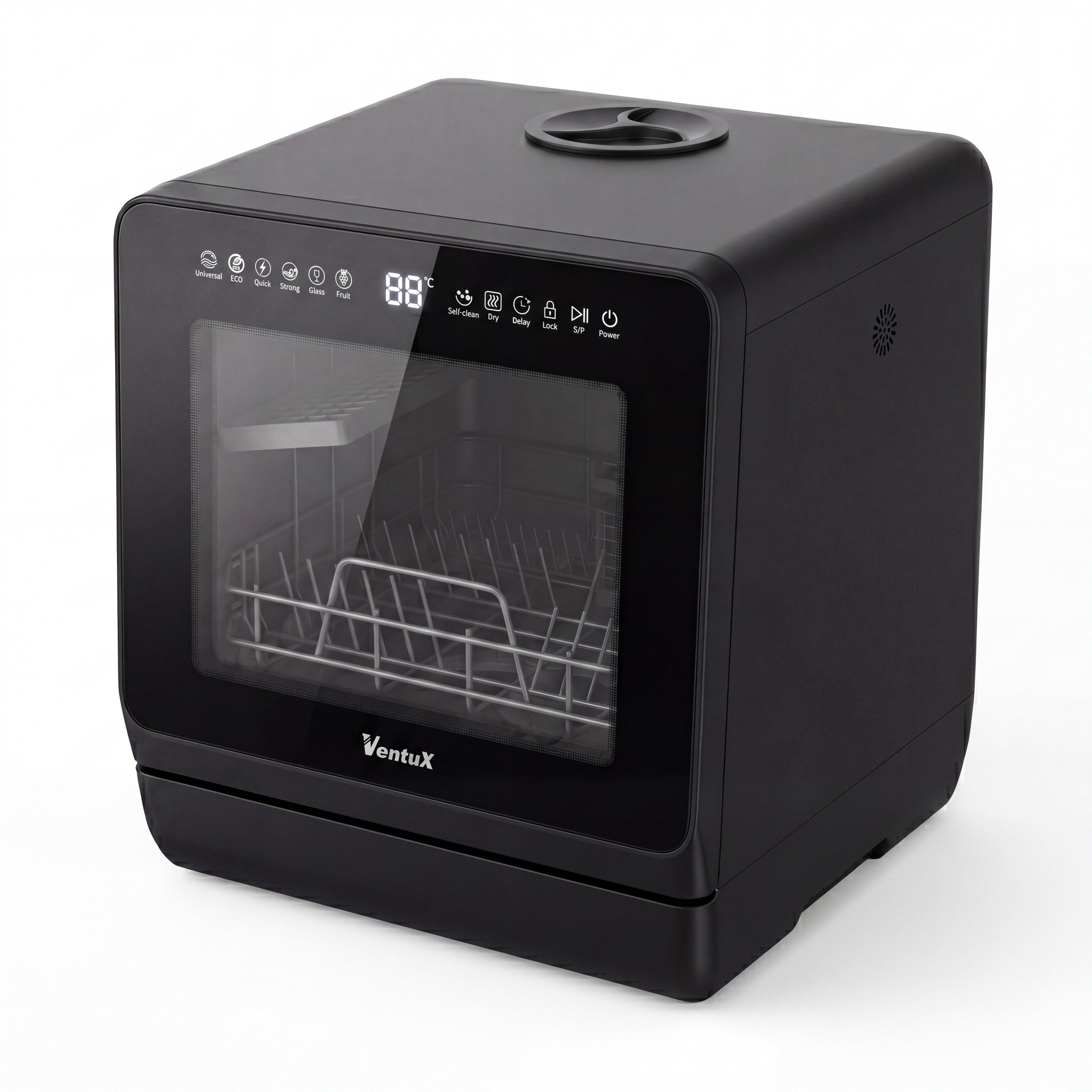Ventux Mini Dishwasher - VTX-22S Zwart
