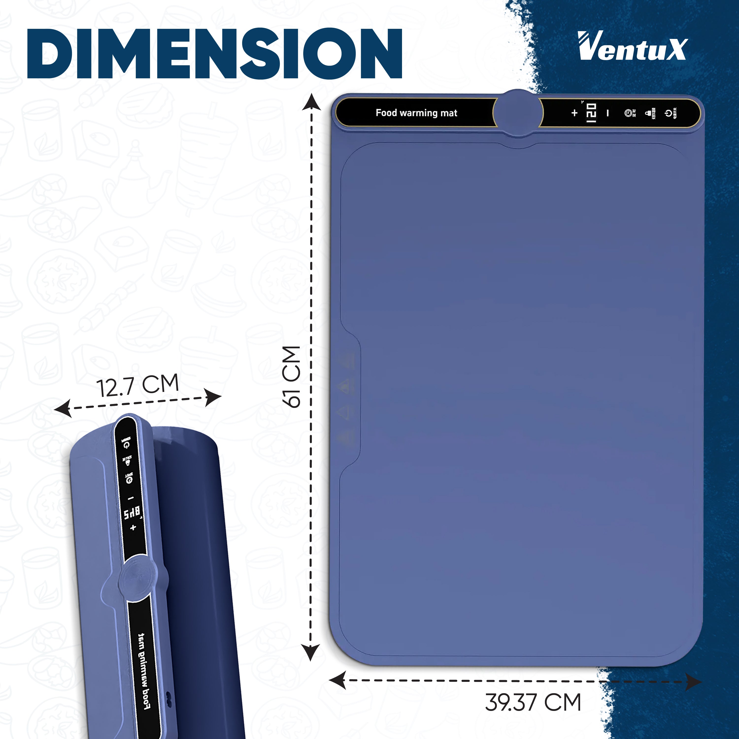 Ventux ThermaTray™ - Adjustable Food Warming Mat